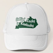 Gettin' Lucky in Kentucky Trucker Pet (Voorkant)