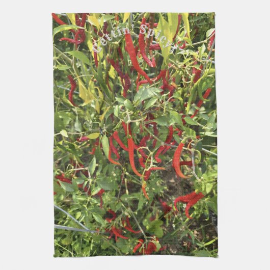 Gettin' Spicy  Theedoek (Verticaal)