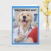 Getting a Shot Get Well card. SHOA-1 Kaart (Gele Bloem)