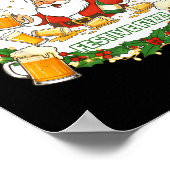 Getting Blotto In Santa's Grotto Drunk Friends Nig Poster (Hoek)