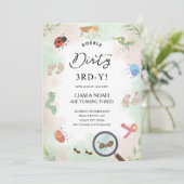 Getting Down & Dirty 3rd Birthday Farm Mud Party  Kaart (Staand voorkant)