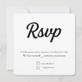 "Getting Hitched" Wedding Elopement Enclosure Card (Achterkant)