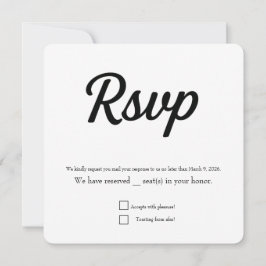 "Getting Hitched" Wedding Elopement Enclosure Card