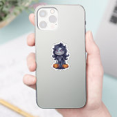 Getting Into the Spooky Spirit Sticker – Cute (Telefoon)