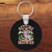 Getting Meowied Bachelorette Sleutelhanger (Voorkant)