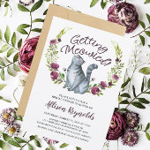 Getting Meowied Bruiloftsfeest Kaart