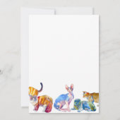 Getting Meowied Cat Bachelorette Party uitnodiging (Achterkant)