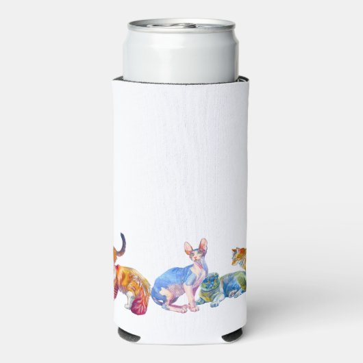 Getting Meowied Kat Bachelorette Party Seltzer Blikjeskoeler (Seltzer Achterkant)