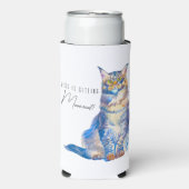 Getting Meowied Kat Bachelorette Party Seltzer Blikjeskoeler (Seltzer Voorkant)