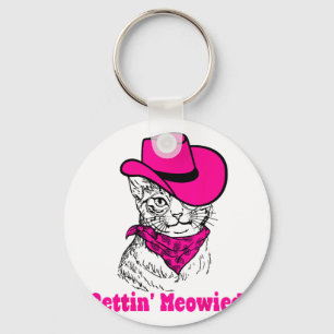 Getting Meowied Kat Mam Western Cowgirls Bachelore Sleutelhanger