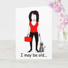 Getting Old Birthday Card for Women Kaart