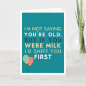 Getting Old Funny & Sarcastic Funny Birthday Kaart (Voorkant)