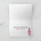 Getting Older Birthday eyeballs and water drops Kaart (Binnen)