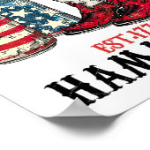 Getting Star Spangled Hammered Est 1776 Poster (Hoek)