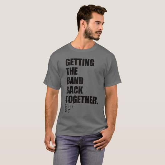 Gettinghe Band Backogether gift funny T-shirt (Voorkant volledig)