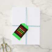 GETTO KNAL UIT HET VERLEDEN FEEST OVER AFRO-AMERIK CADEAULABEL (Met Touw)