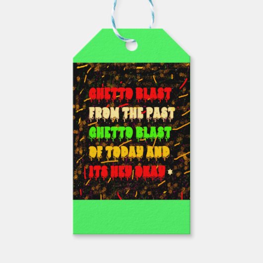GETTO KNAL UIT HET VERLEDEN FEEST OVER AFRO-AMERIK CADEAULABEL (Voorkant)