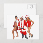 Getto Santa en zijn Elfen uit de Hood Feestdagenkaart (Voorkant / Achterkant)