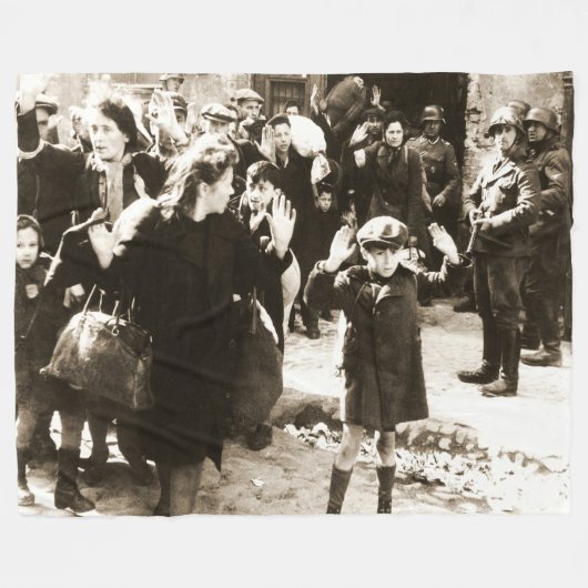 GETTO'S VAN WARSCHAU FLEECE DEKEN (Voorkant (Horizontaal))