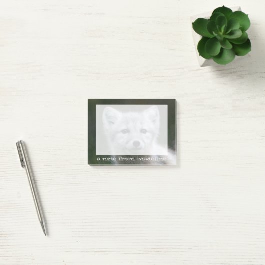 Getty Afbeeldingen | Arctic Fox Kit Post-it® Notes (Kantoor)