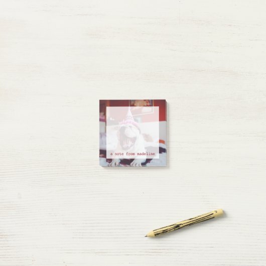 Getty Afbeeldingen | British Bulldog Post-it® Notes (Op bureau)