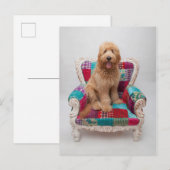Getty Afbeeldingen | Cute Goldendole Briefkaart (Voorkant / Achterkant)