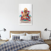 Getty Afbeeldingen | Cute Goldendole Canvas Afdruk (Insitu (Slaapkamer))