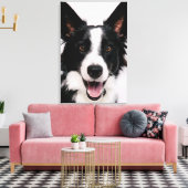 Getty Afbeeldingen | Een glimlach-grenscollie Canvas Afdruk (Insitu (Woonkamer))