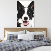 Getty Afbeeldingen | Een glimlach-grenscollie Canvas Afdruk (Insitu (Slaapkamer))