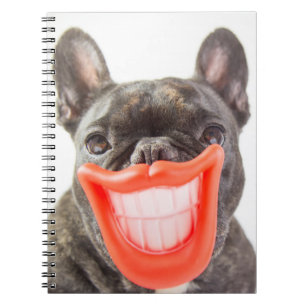 Getty Afbeeldingen Een glimlende hond Notitieboek
