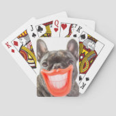 Getty Afbeeldingen | Een glimlende hond Pokerkaarten (Achterkant)