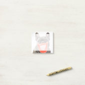 Getty Afbeeldingen | Een glimlende hond Post-it® Notes (Op bureau)