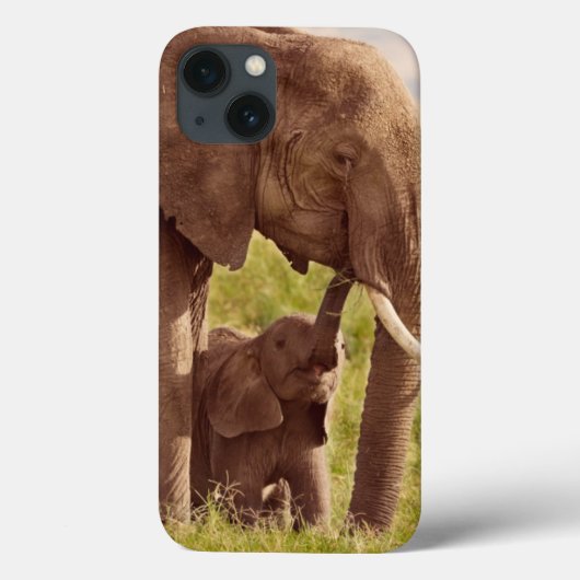 Getty Afbeeldingen | Elefant en Baby Case-Mate iPhone Case (Achterkant)