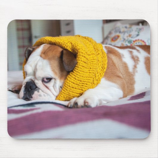 Getty Afbeeldingen | Engelse Bulldog Muismat (Voorkant)