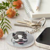Getty Afbeeldingen | Franse Bulldog Sleutelhanger (Voorkant Rechts)