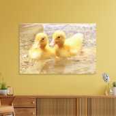 Getty Afbeeldingen | Fuzzy Yellow Ducklings Canvas Afdruk (Insitu (Woonkamer))