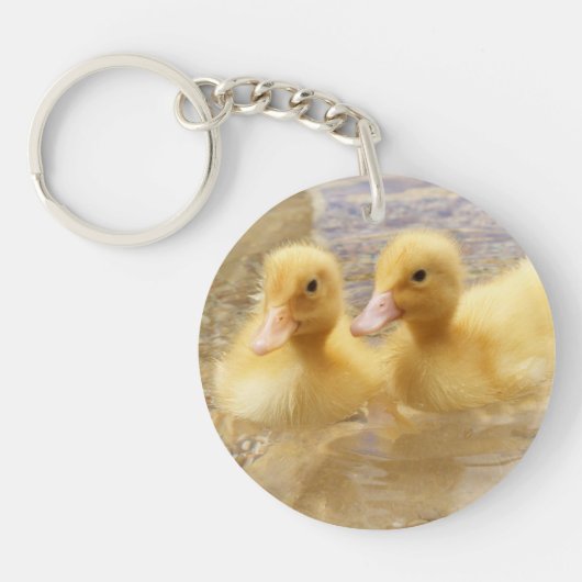 Getty Afbeeldingen | Fuzzy Yellow Ducklings Sleutelhanger (Voorkant)