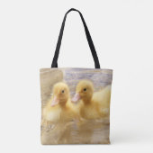 Getty Afbeeldingen | Fuzzy Yellow Ducklings Tote Bag (Achterkant)