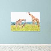Getty Afbeeldingen | GIRAFFE Canvas Afdruk (Insitu (Houten vloer))