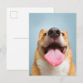 Getty Afbeeldingen | Heel Happy Corgi Briefkaart (Voorkant / Achterkant)