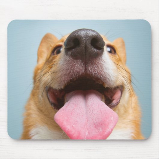 Getty Afbeeldingen | Heel Happy Corgi Muismat (Voorkant)