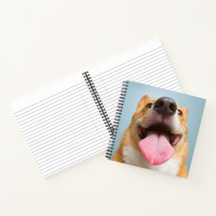 Getty Afbeeldingen Heel Happy Corgi Notitieboek