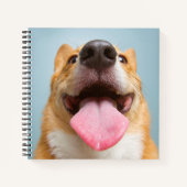 Getty Afbeeldingen | Heel Happy Corgi Notitieboek (Voorkant)