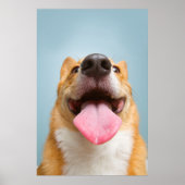 Getty Afbeeldingen | Heel Happy Corgi Poster (Voorkant)