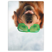 Getty Afbeeldingen | Hond met bril Klembord (Achterkant)