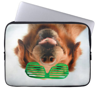 Getty Afbeeldingen   Hond met bril Laptop Sleeve