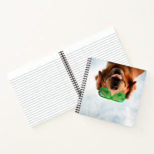 Getty Afbeeldingen Hond met bril Notitieboek
