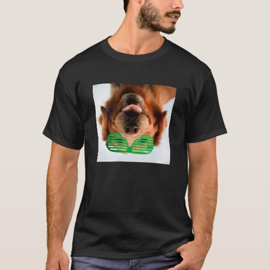 Getty Afbeeldingen | Hond met bril T-shirt (Voorkant)