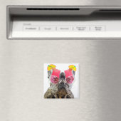 Getty Afbeeldingen | Hond met cocktailglazen Magneet (Insitu (Vaatwasser))