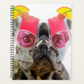 Getty Afbeeldingen | Hond met cocktailglazen Planner (Voorkant)